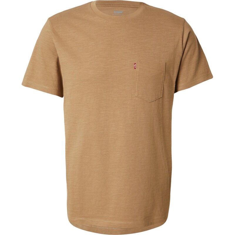 LEVIS Tričko Classic Pocket Tee mokka / krvavo červená 67178631