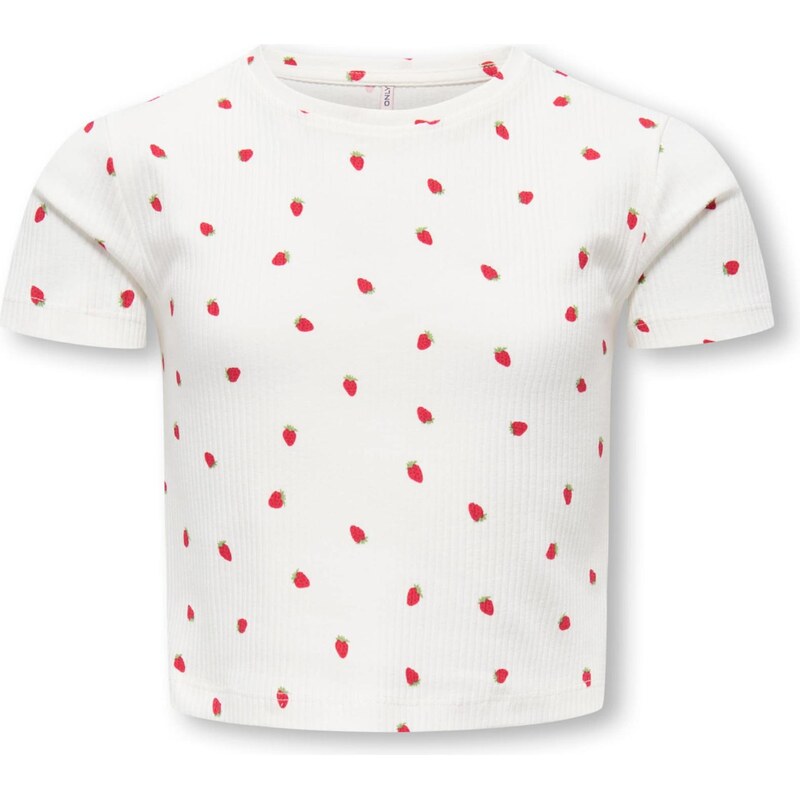 ONLY GIRLS Tričko KOGBELLA červená / biela 67178681