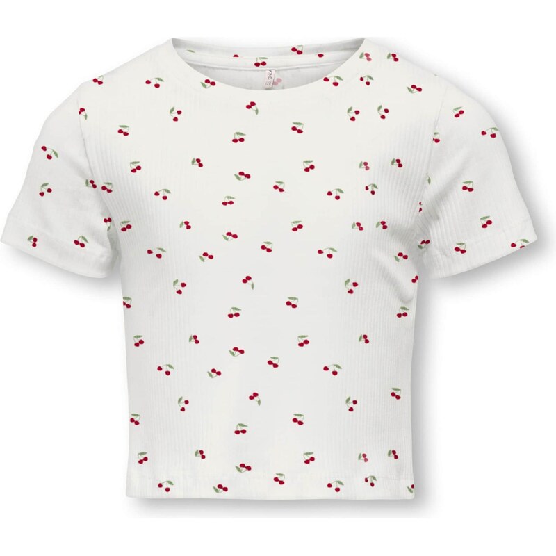 ONLY GIRLS Tričko KOGBELLA pastelovo zelená / červená / biela 67178696