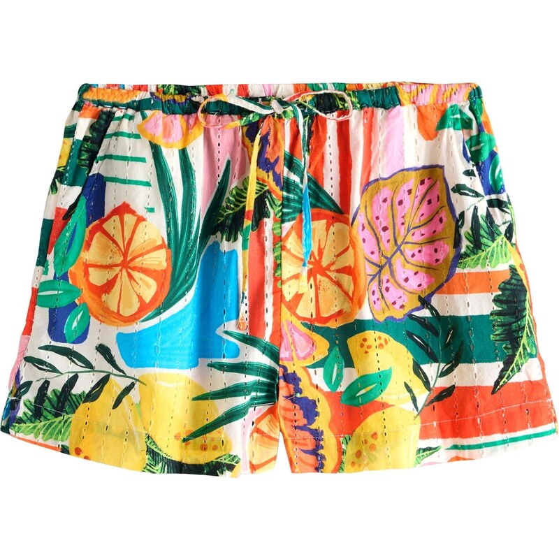 Next Nohavice azúrová / žltá / tmavozelená / tmavooranžová 67178782