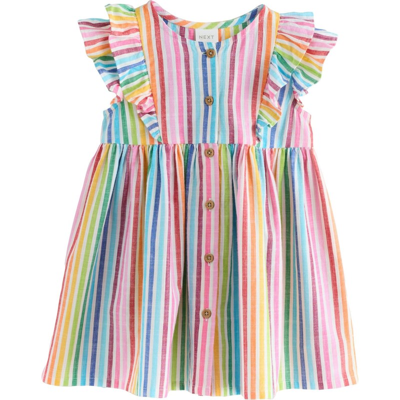 Next Šaty svetlomodrá / oranžová / ružová / biela 67178783