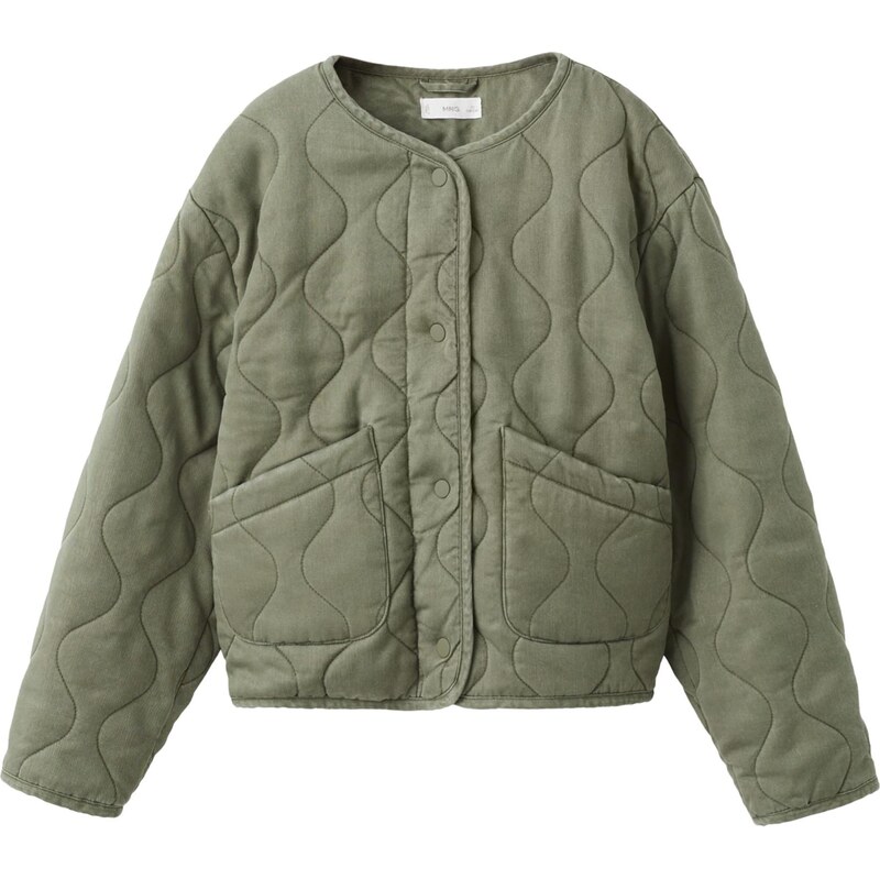 MANGO KIDS Prechodná bunda PARIS olivová 67178803