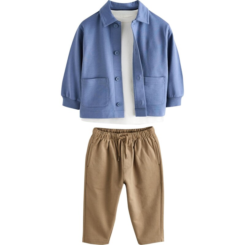 Next Set modrá / hnedá / biela 67178816