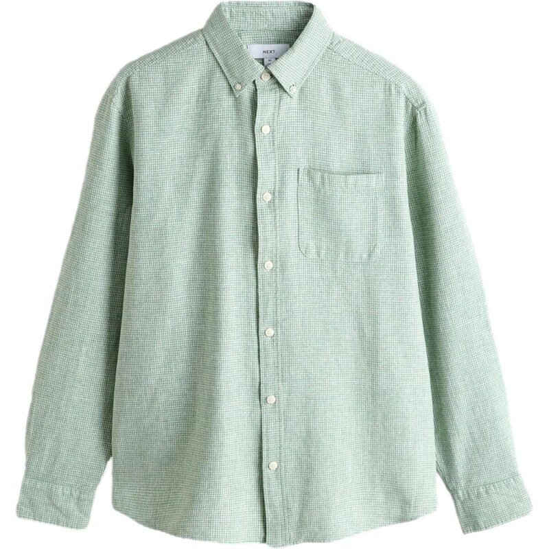 Next Košeľa zelená / biela 67178852