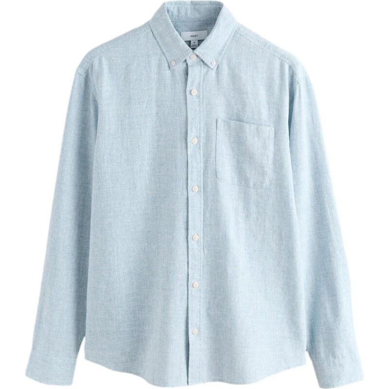 Next Košeľa azúrová / biela 67178843