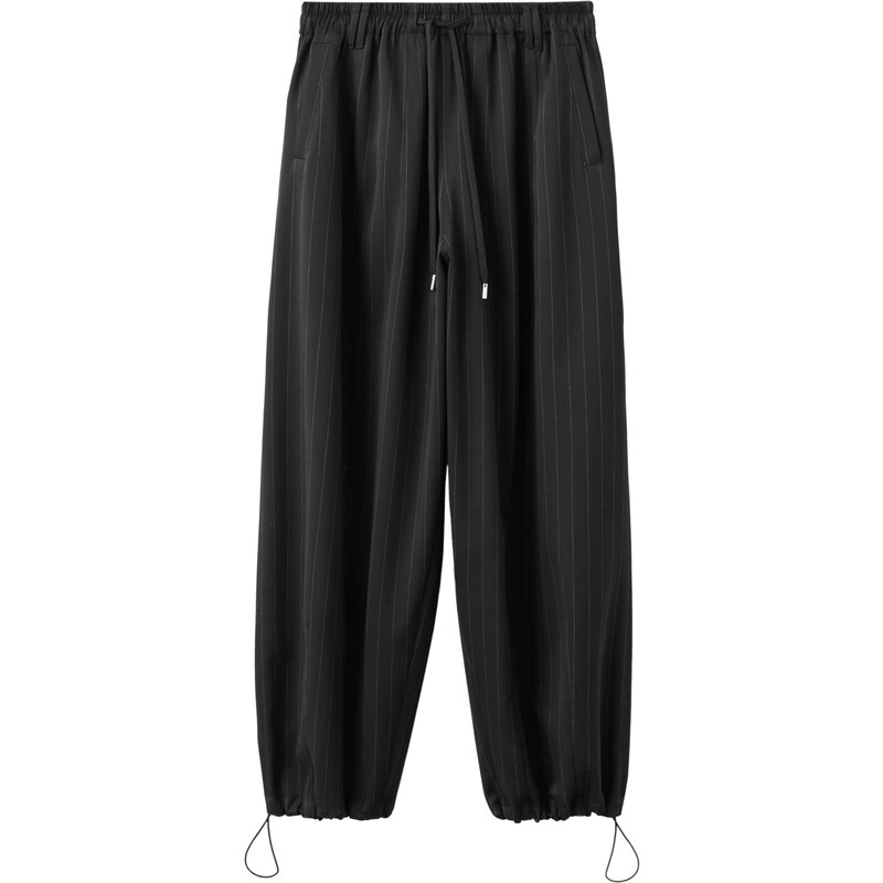 MANGO Nohavice čierna / biela 67178858