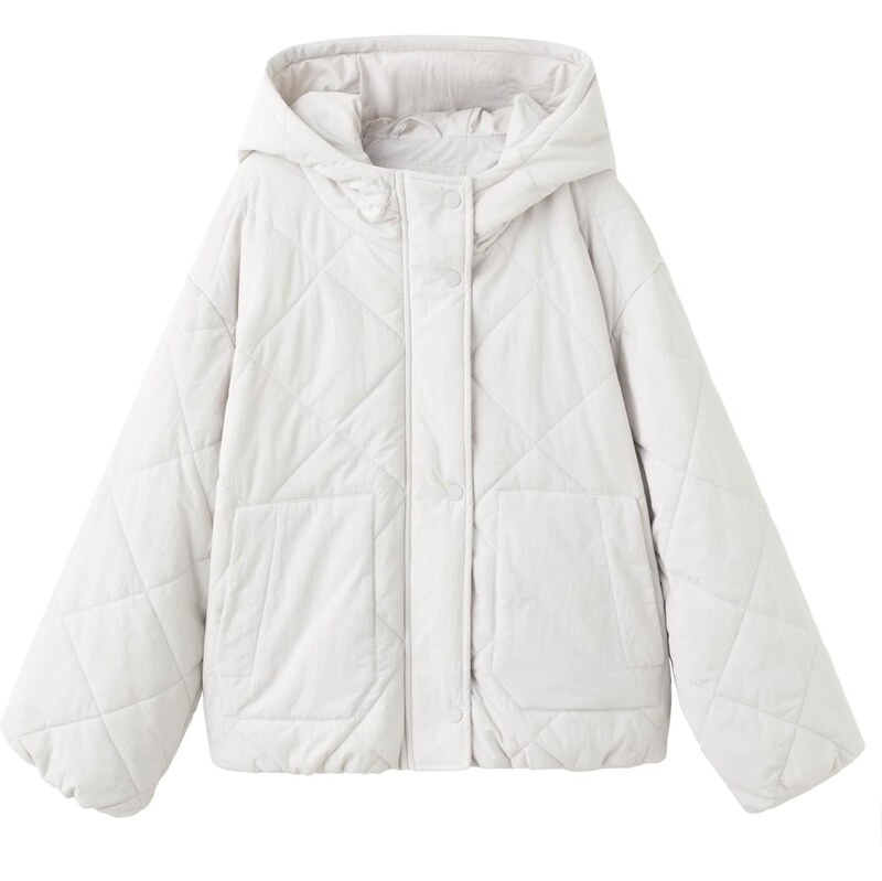 MANGO KIDS Prechodná bunda FREYA svetlosivá 67178874