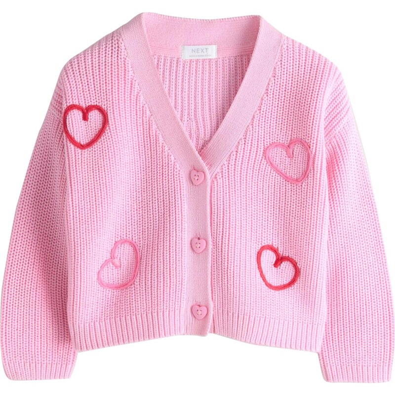 Next Kardigán Love Bug ružová / svetloružová / krvavo červená 67178878