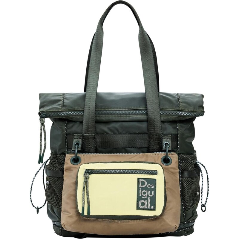 Desigual Batoh pastelovo žltá / kaki / kiwi 67178890