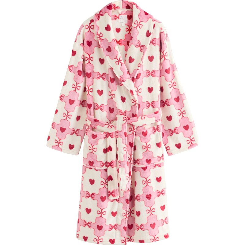 Next Dlhý župan zmiešané farby / biela 67178938