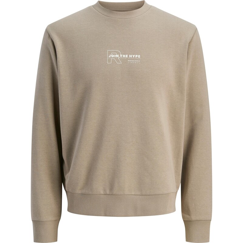 JJ Rebel Mikina JREBZAKI svetlohnedá / biela 67178981