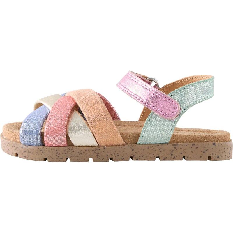 Next Sandále modrá / mätová / marhuľová / ružová 67179091