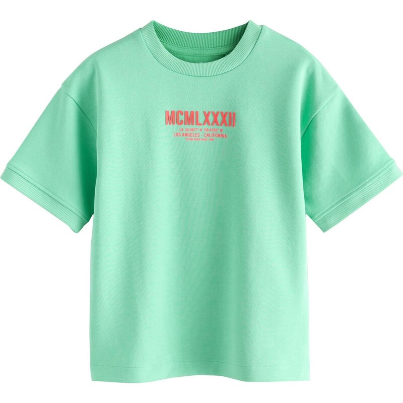 Next Tričko svetlozelená / oranžovo červená 67179152