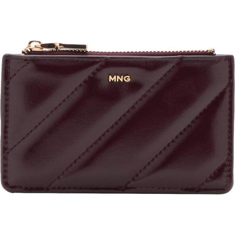 MANGO Peňaženka vínovo červená 67179138