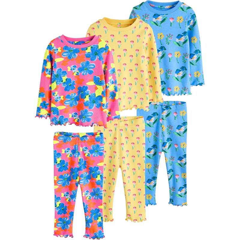 Next Pyžamo modrá / svetložltá / svetlozelená / ružová 67179173