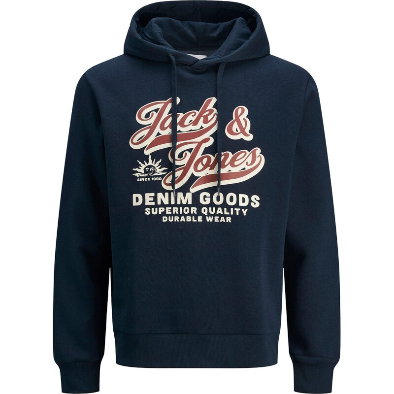 JACK & JONES Mikina Logo tmavomodrá / zmiešané farby 67179185