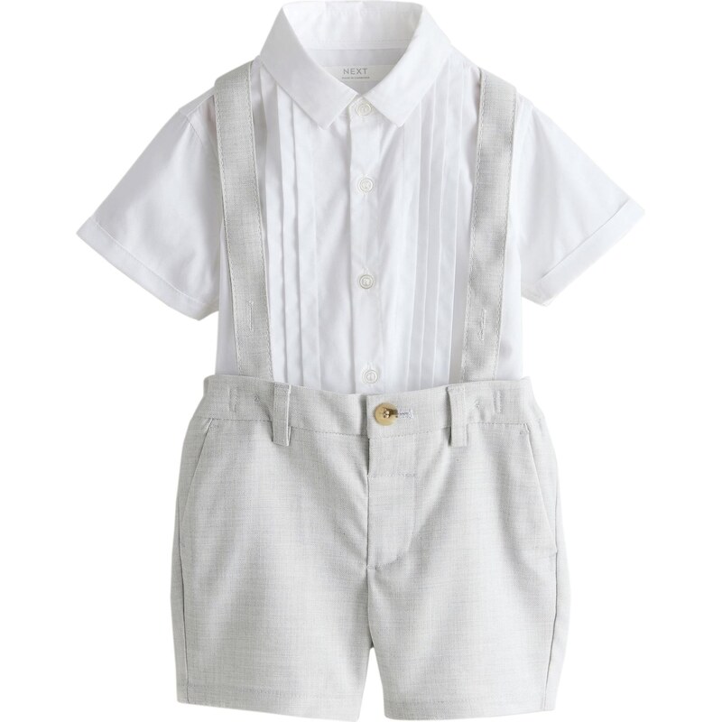 Next Set sivobéžová / biela 67179218