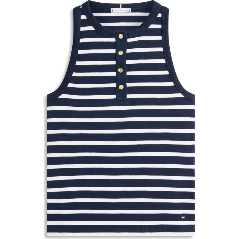 TOMMY HILFIGER Top námornícka modrá / biela 67179241