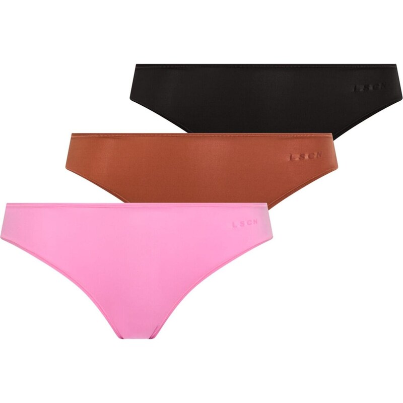 LASCANA Tangá koňaková / ružová / čierna 67179267