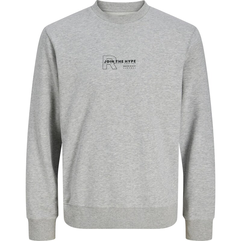 JJ Rebel Mikina JREBZAKI svetlosivá / čierna 67179288