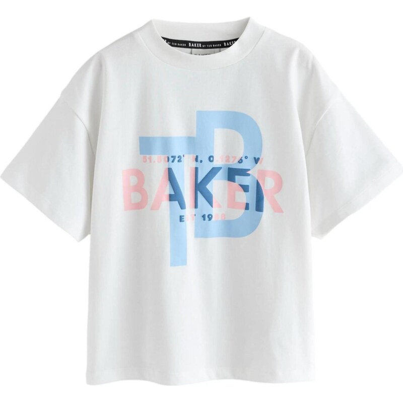 Baker by Ted Baker Tričko enciánová / pastelovo modrá / staroružová / 67179305