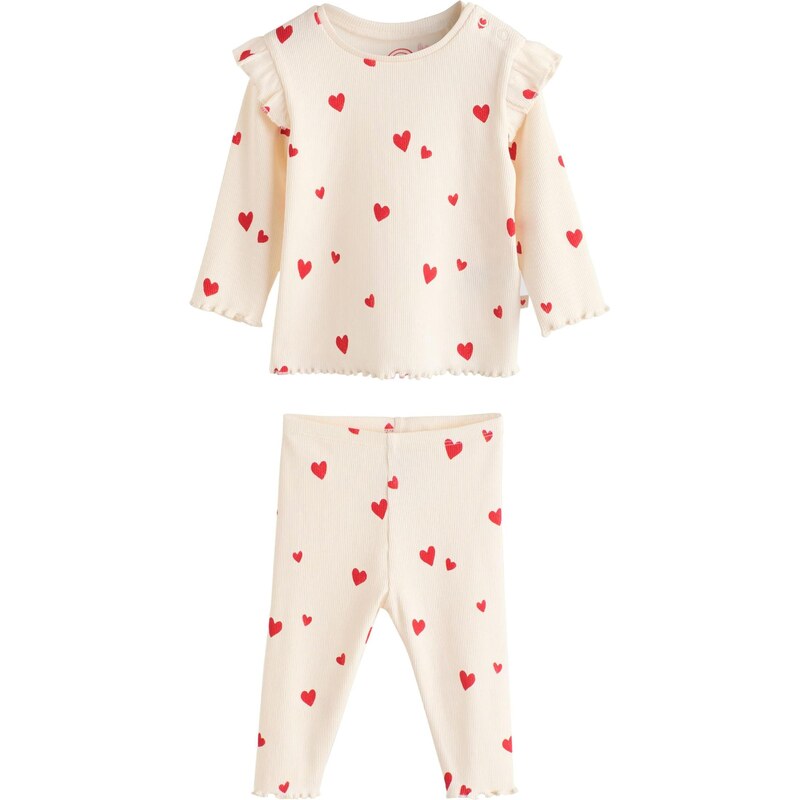 Next Set svetlobéžová / červená 67179326