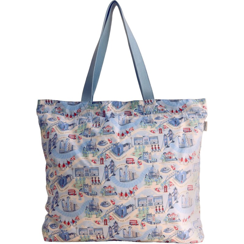 Cath Kidston Shopper piesková / kráľovská modrá / pastelovo zelená / 67179342