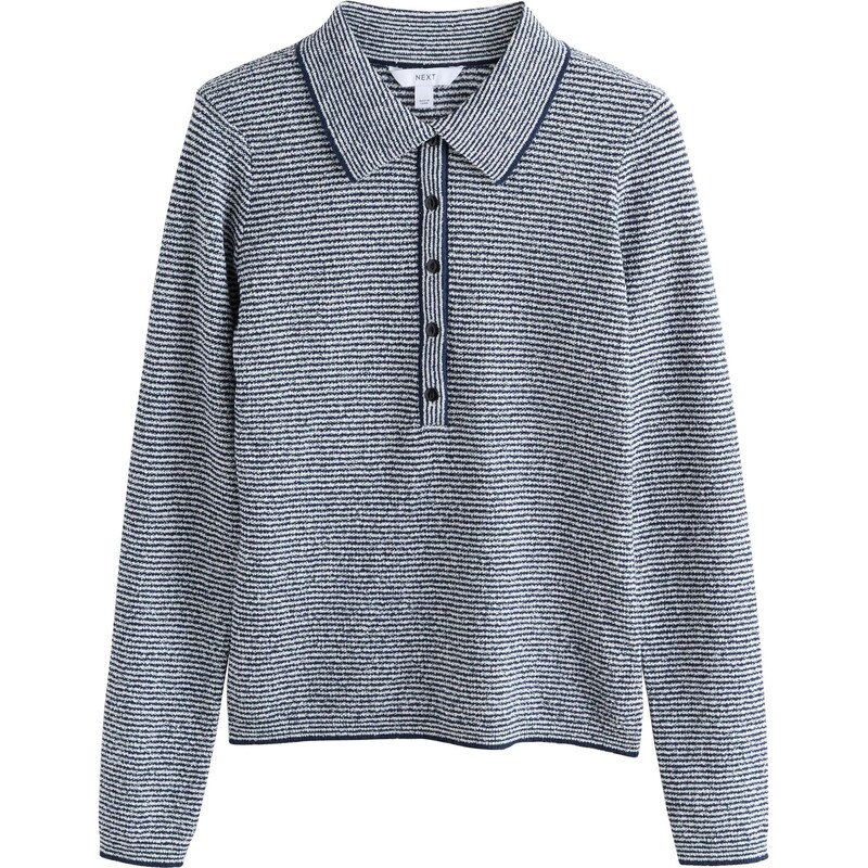 Next Tričko námornícka modrá / biela 67179379