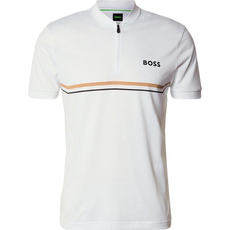 BOSS Funkčné tričko Spin piesková / čierna / biela 67179428