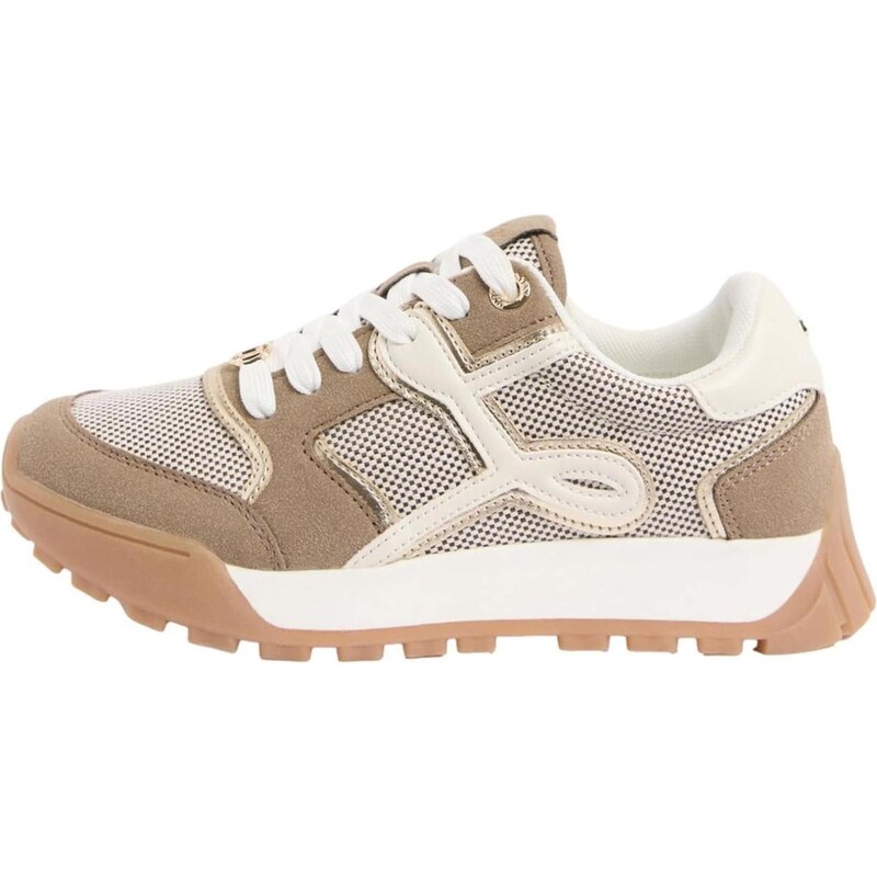 Lipsy Nízke tenisky zlatá / tmavošedá / biela 67179441