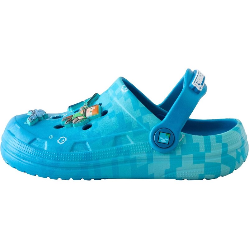 Next Otvorená obuv Minecraft krémová / svetlomodrá / karamelová / 67179519