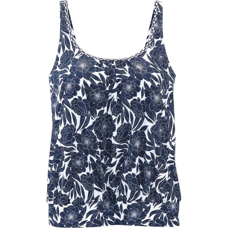 SUNSEEKER Tankinový top námornícka modrá / biela 67179538