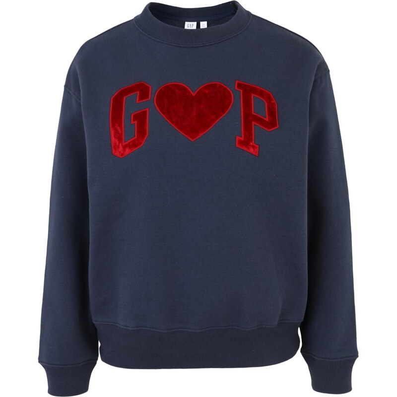 Gap Petite Mikina HERITAGE námornícka modrá / červená 67179668