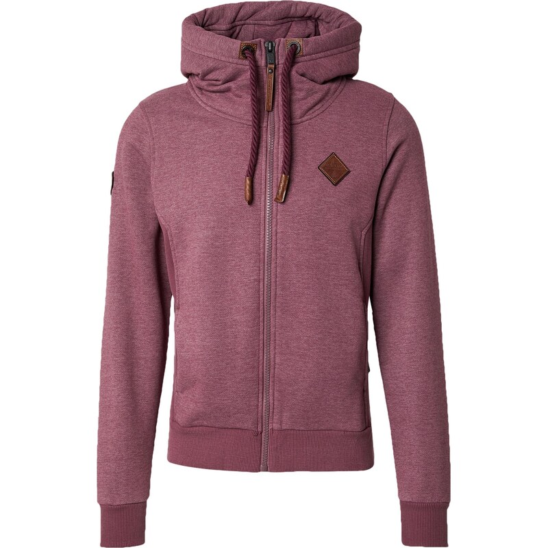 naketano Tepláková bunda burgundská 67179698