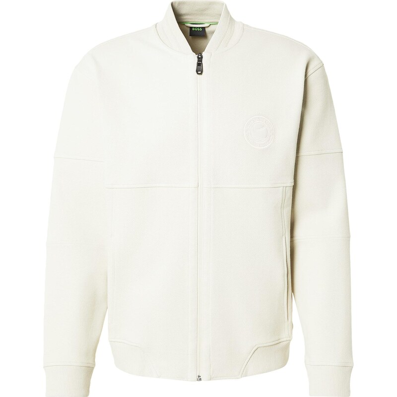 BOSS Tepláková bunda Join krémová 67179728