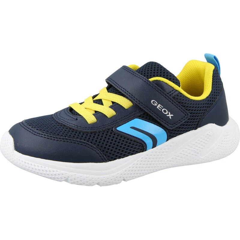 GEOX Tenisky SPRINTYE námornícka modrá / azúrová / žltá / biela 67179768