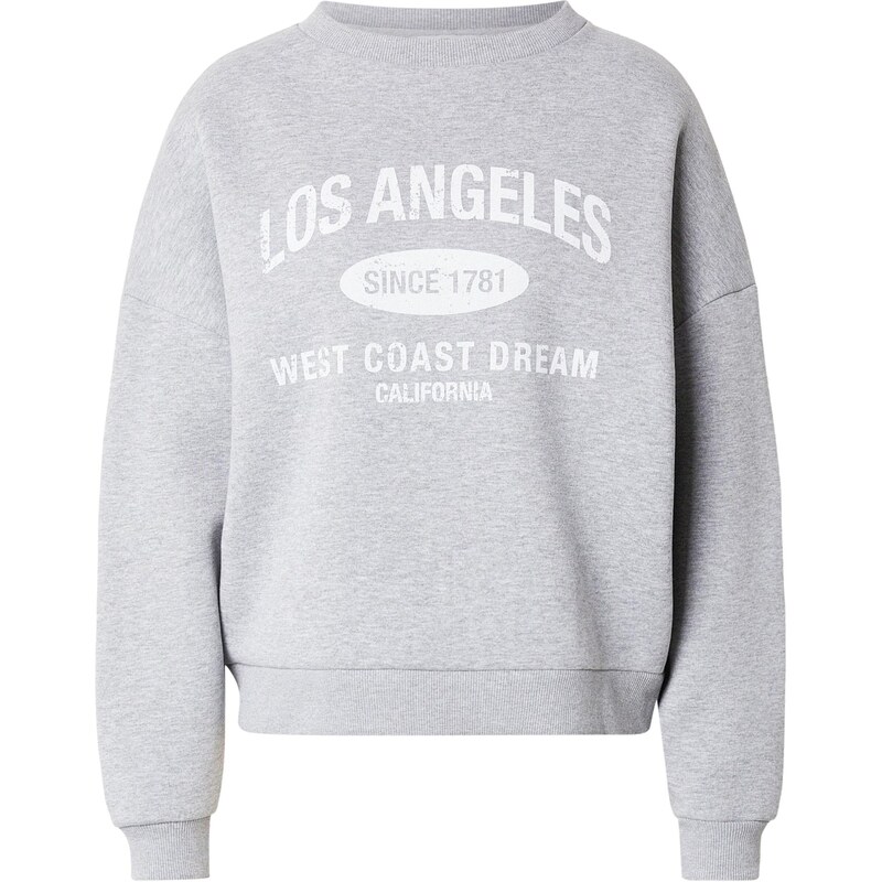 ABOUT YOU Mikina Alexis sivá melírovaná / biela 67179761