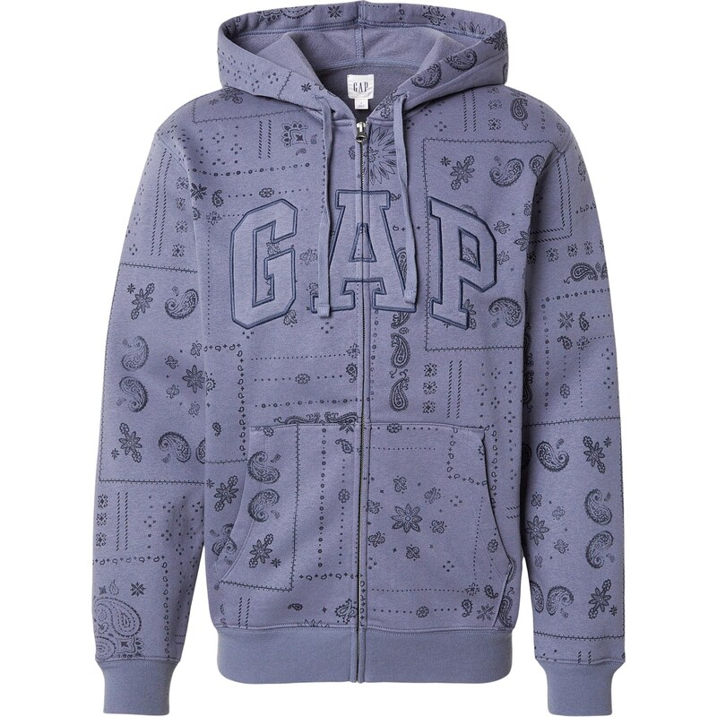 GAP Tepláková bunda HERITAGE tmavomodrá / zafírová 67179784