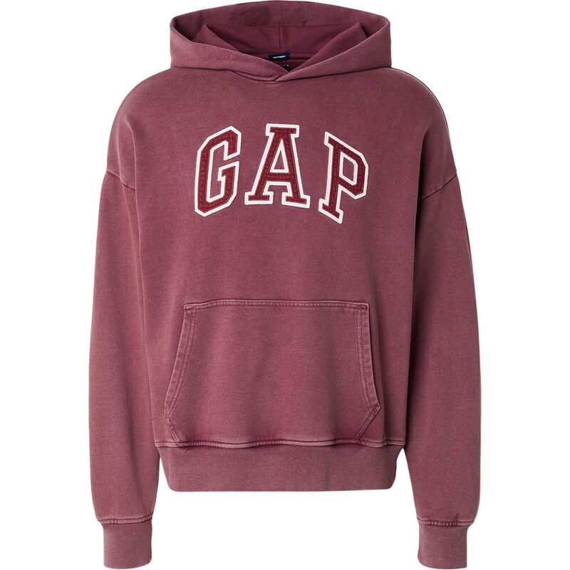 GAP Mikina burgundská / tmavočervená / biela 67179868