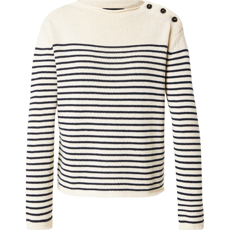 Weekend Max Mara Sveter QUADRO tmavomodrá / šedobiela 67179914