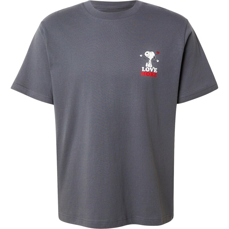 GAP Tričko SNOOPY MORE LOVE tmavosivá / červená / čierna / biela 67179893