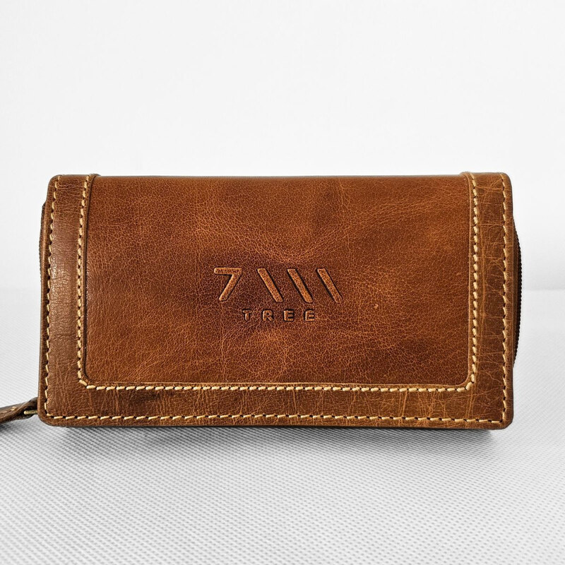 Tillberg Dámska kožená peňaženka žltohnedá Sandia 67181137