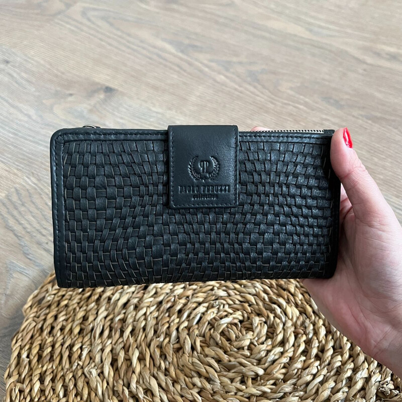 Paolo Peruzzi Dámska kožená peňaženka čierna DESIRE 67181479