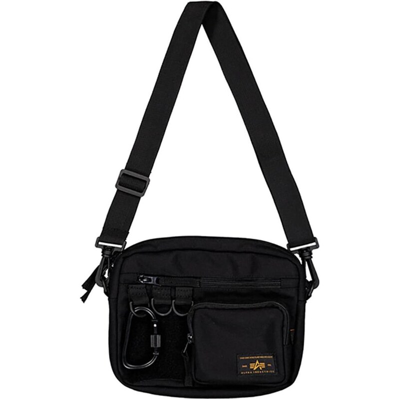 ALPHA INDUSTRIES Taška cez rameno Utility čierna 67183222