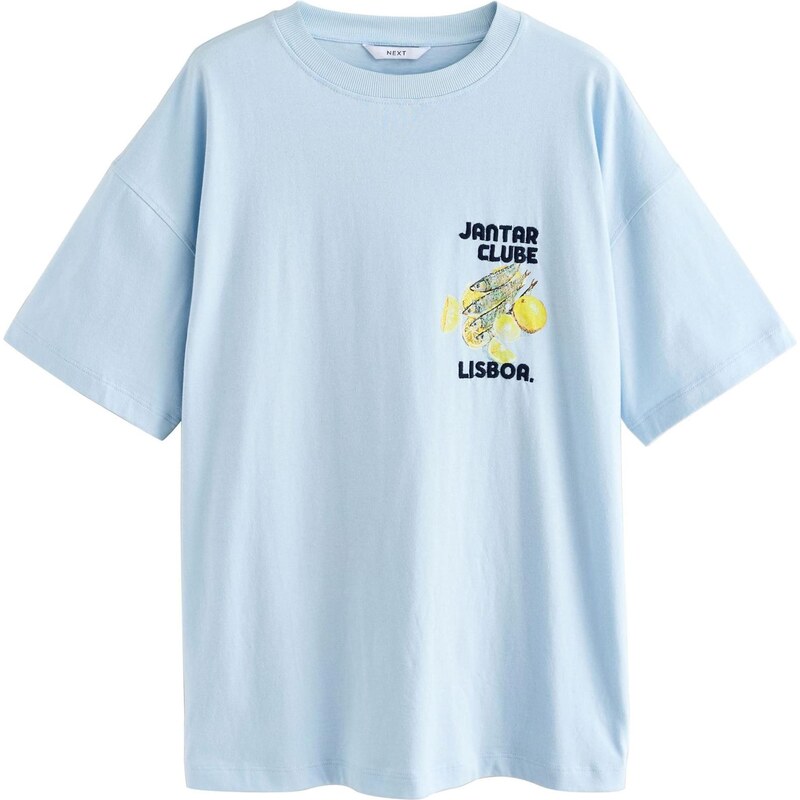 Next Tričko námornícka modrá / svetlomodrá / žltá / tmavozelená 67183244