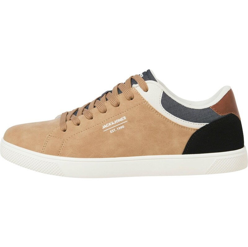 JACK & JONES Nízke tenisky JFWJORDAN farba ťavej srsti / tmavosivá / 67183248