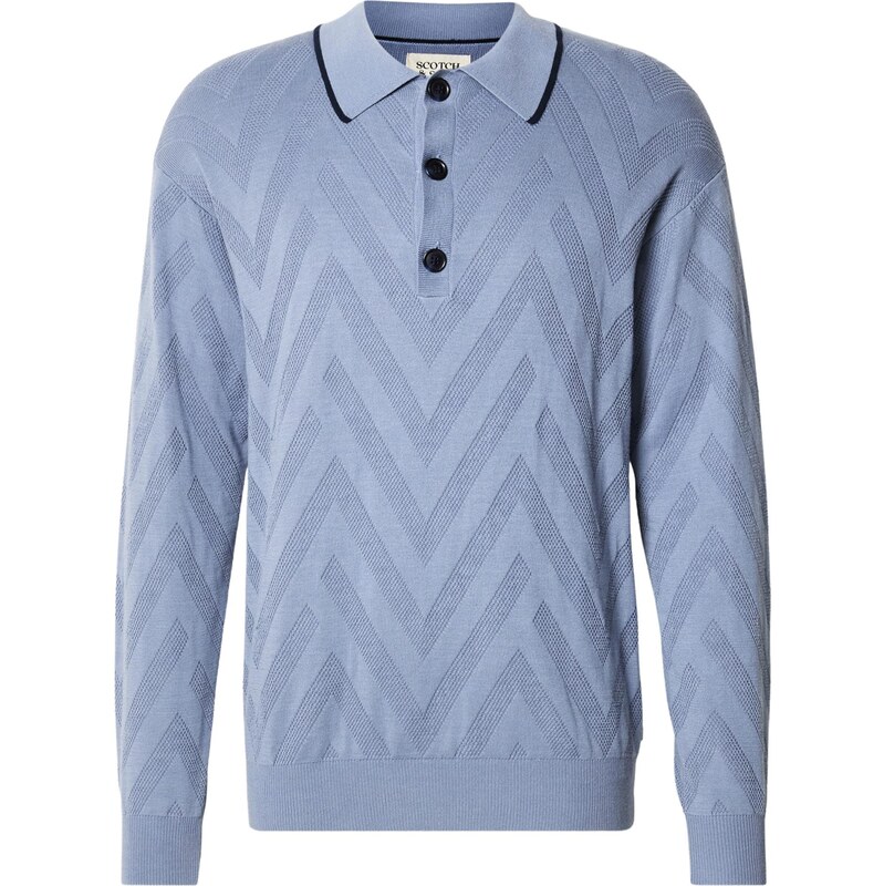 SCOTCH & SODA Sveter námornícka modrá / modrosivá 67183312