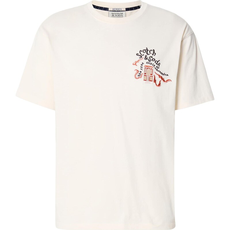 SCOTCH & SODA Tričko The 40th Annive svetlomodrá / pastelovo žltá / 67183311