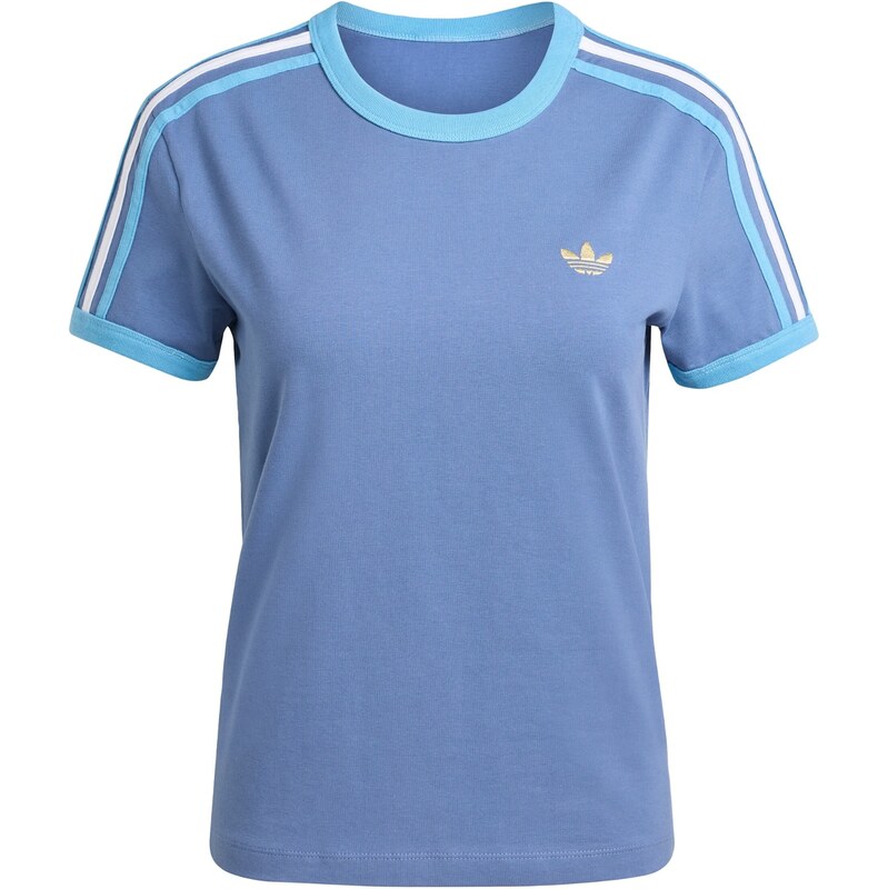 ADIDAS ORIGINALS Tričko 3 STRIPES SLIM zafírová / nebesky modrá / 67183319
