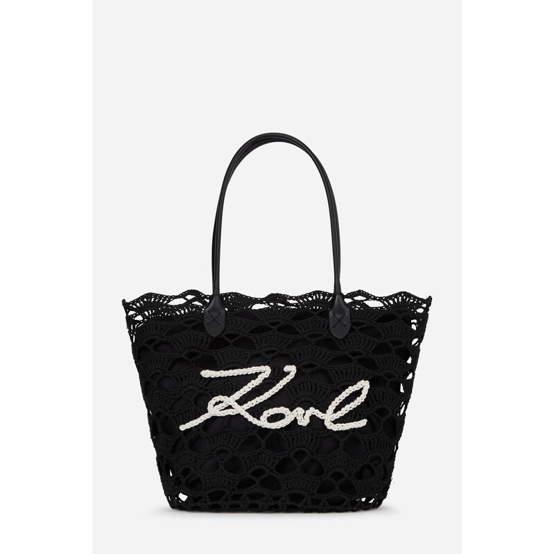 TAŠKA KARL LAGERFELD K/SIGNATURE FAN BEACH BAG 67183023